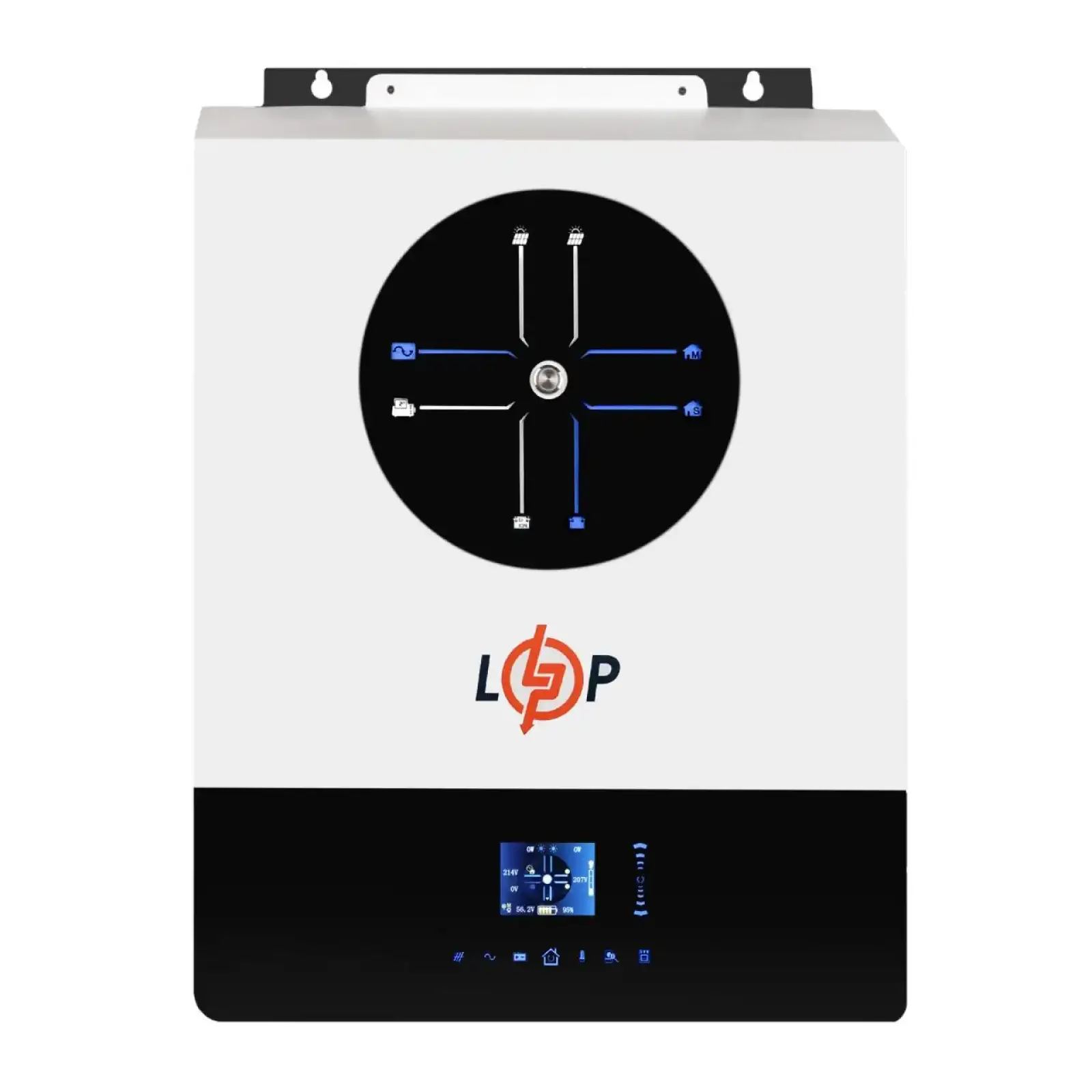 Гибридный солнечный инвертор (ИБП) LPW-MAXII-ULTRA 11000VA (11000Вт) 48V 150A MPPT 90-450V ON-OFF GRID Уценка LogicPower UA