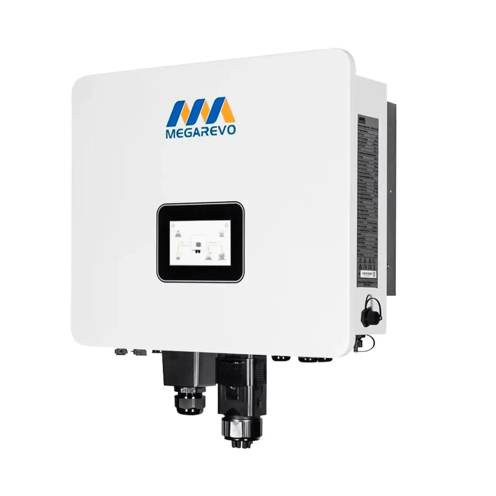 Гибридный однофазный инвертор Megarevo for LP R6KL1DA-G2S (6kW, 48V, LCD дисплей, порт GEN) UA