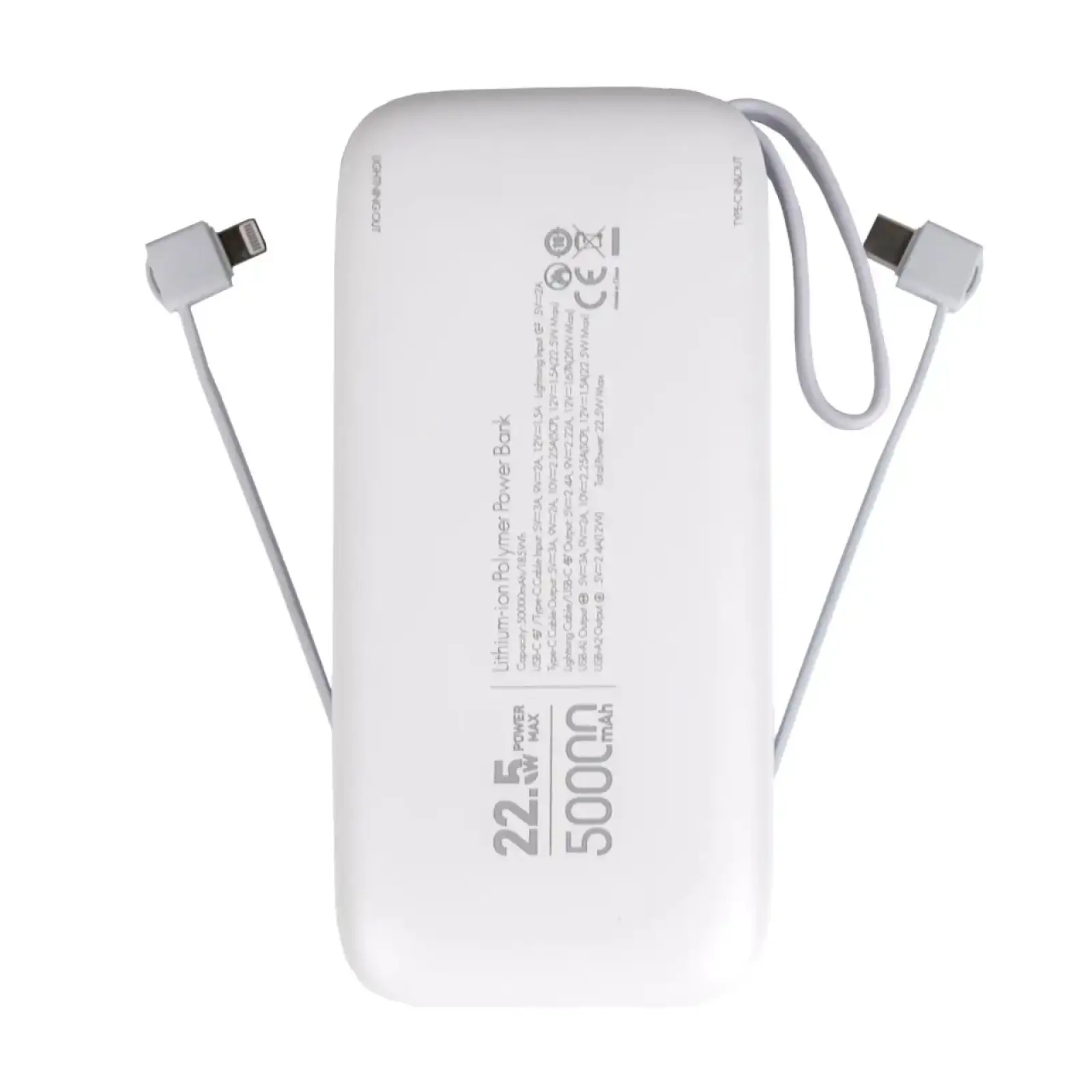 Зовнішній акумулятор LP PQ50 50000mAh 22.5W LogicPower UA
