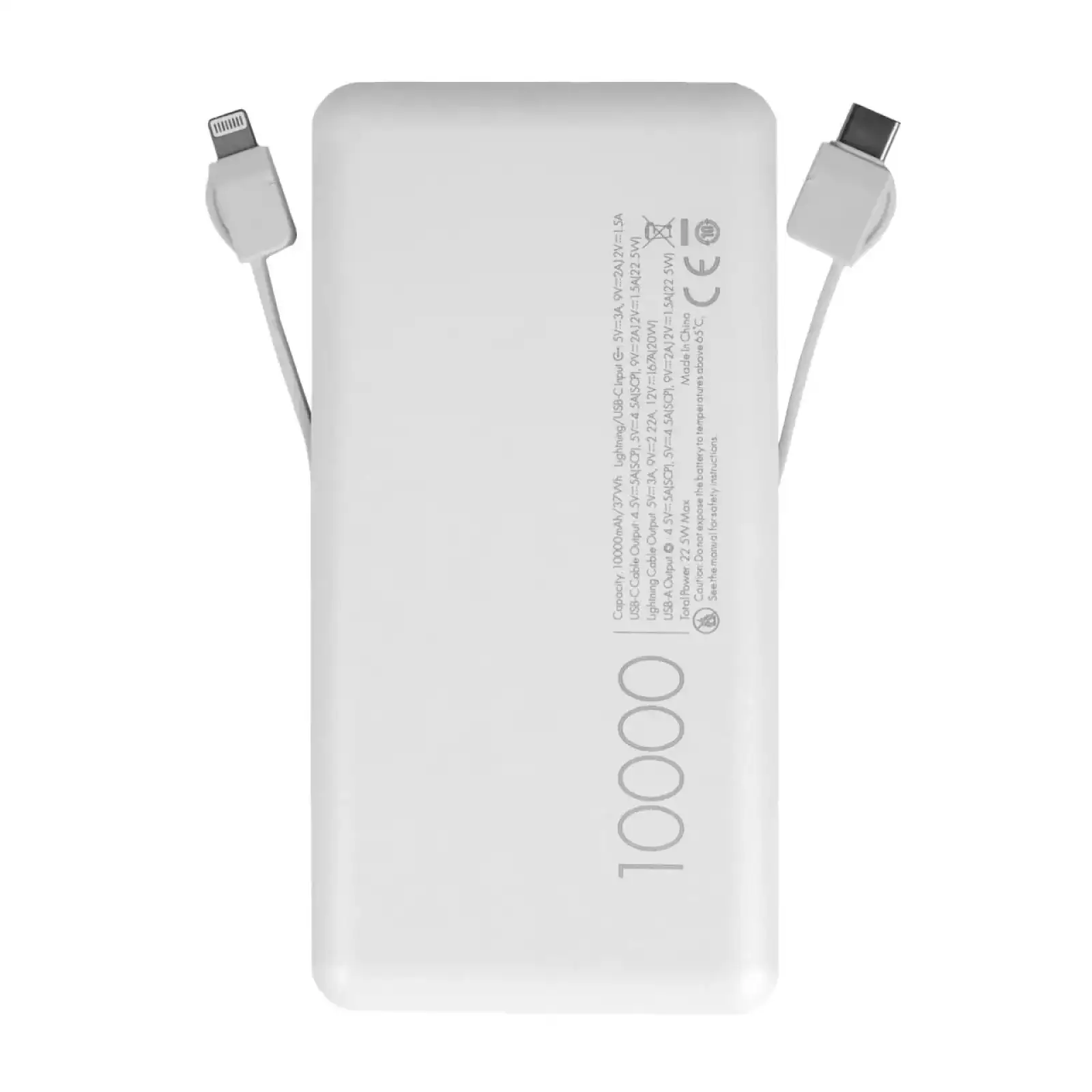 Зовнішній акумулятор LP PQ13 10000mAh 22.5W LogicPower UA