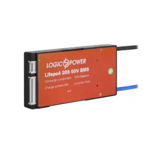 BMS плата LP LiFePO4 60V 20S Dis 60A Ch 30A LogicPower UA