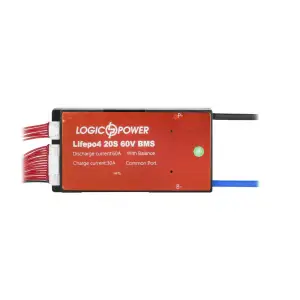 BMS плата LP LiFePO4 60V 20S Dis 60A Ch 30A LogicPower UA