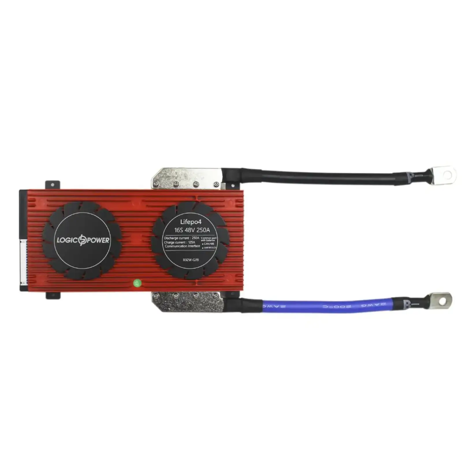 Smart BMS плата LP LiFePO4 48V 16S Dis 250A Ch 125A UART+RS485+CAN LogicPower UA