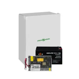 Блок бесперебойного питания в боксе с АКБ GV-007-UPS-A-1203-8A-7Ah GreenVision UA
