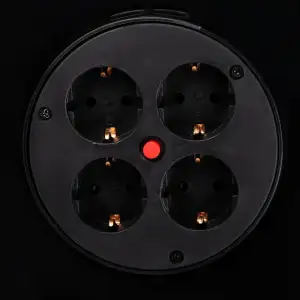 Удлинитель на катушке LP 50м (ПВС 3*1,5), 4 гнезда с заземляющим контактом до 3.5 кВт LogicPower UA