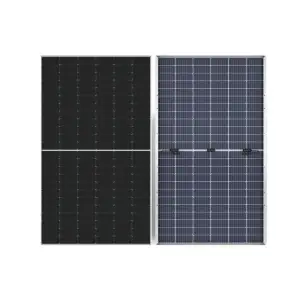 Сонячна панель LP Longi Solar Half-Cell 585W (30 проф. Topcon N Bi-facial, монокрист. каб. 30 см) LogicPower UA