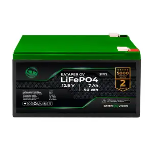 Акумулятор GV LiFePO4 12,8V - 7Ah (90Wh) LogicPower UA