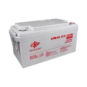 Аккумулятор гелевый LPM-GL 12V - 65 Ah LogicPower UA