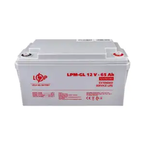 Аккумулятор гелевый LPM-GL 12V - 65 Ah LogicPower UA