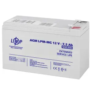 Аккумулятор мультигелевый LPM-MG 12V - 7.5 Ah LogicPower UA