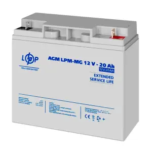 Аккумулятор мультигелевый LPM-MG 12V - 20 Ah Уценка 08.2024 LogicPower UA