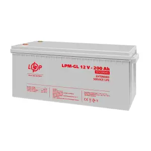 Аккумулятор гелевый LPM-GL 12V - 200 Ah LogicPower UA