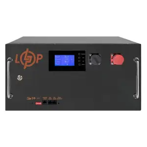 Аккумулятор LP LiFePO4 51,2V-150 Ah (7680 Wh) (BMS SP 150A/100 А) RM RS485/CAN LCD BL LogicPower UA