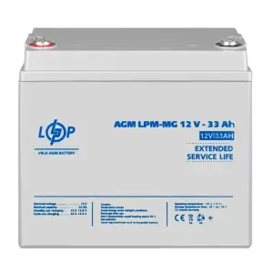 Аккумулятор мультигелевый LPM-MG 12V - 33 Ah Уценка 04.2025 LogicPower UA