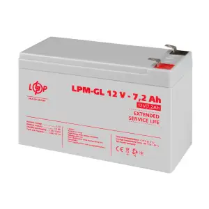 Аккумулятор гелевый LPM-GL 12V - 7.2 Ah Уценка 08.2024 LogicPower UA