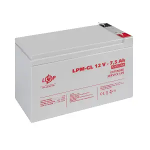 Аккумулятор гелевый LPM-GL 12V - 7.5 Ah LogicPower UA