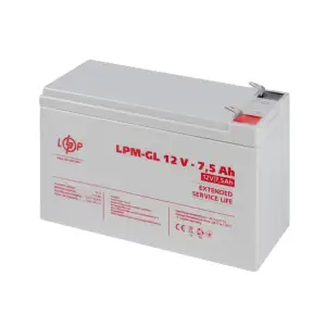 Аккумулятор гелевый LPM-GL 12V - 7.5 Ah LogicPower UA