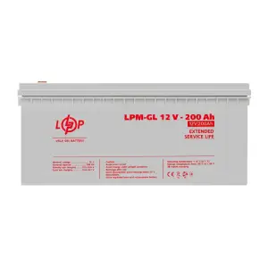 Аккумулятор гелевый LPM-GL 12V - 200 Ah LogicPower UA