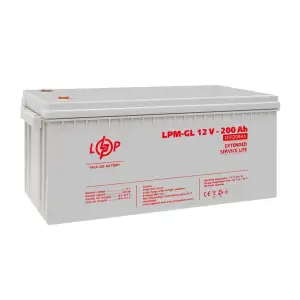 Аккумулятор гелевый LPM-GL 12V - 200 Ah LogicPower UA