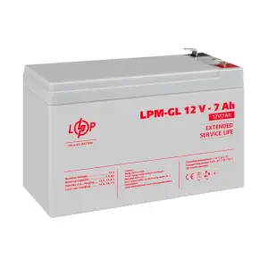 Аккумулятор гелевый LPM-GL 12V - 7 Ah Уценка 08/24 LogicPower UA