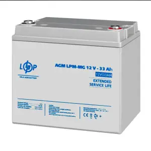Аккумулятор мультигелевый LPM-MG 12V - 33 Ah + справа LogicPower UA