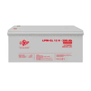 Аккумулятор гелевый LPM-GL 12V - 200 Ah LogicPower UA