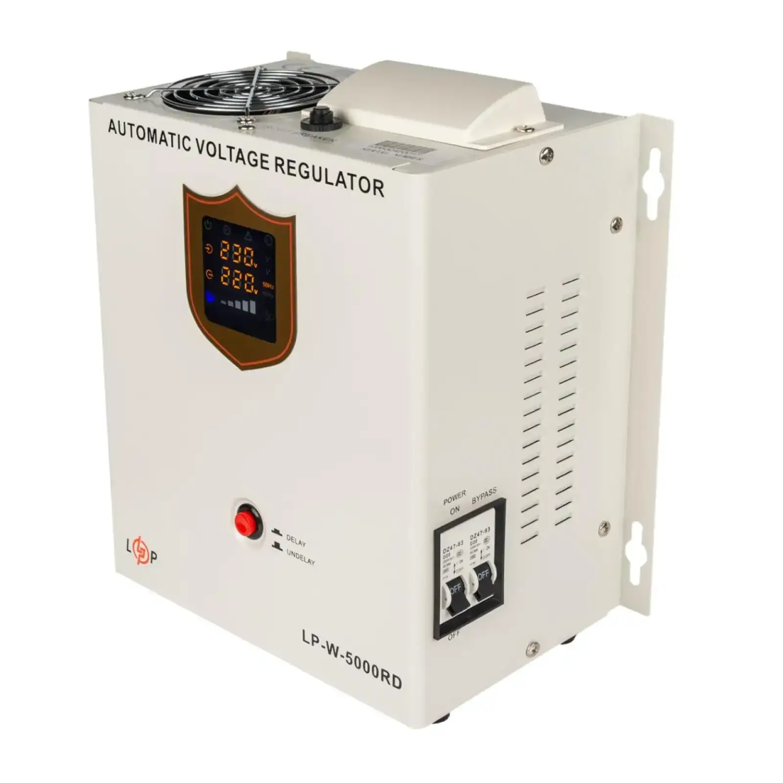 Стабилизатор напряжения LP-W-5000RD (3000Вт / 7 ступ) Уценка LogicPower UA