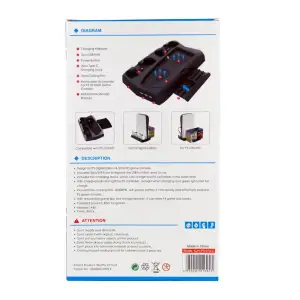 Вертикальна підставка для Sony PlayStation PS5 із відділенням під диски BYIT UA