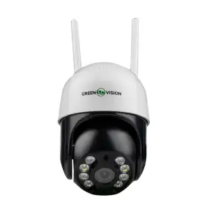 Комплект бездротової поворотної камери GV-202-IP-M-DOС40-30 SD (з блоком живлення) GreenVision UA