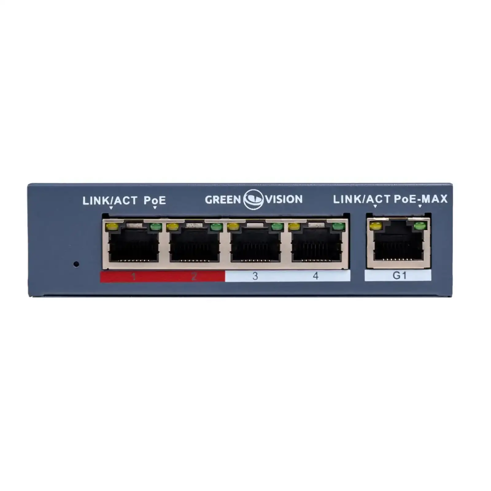 Коммутатор сетевой POE GV-017-AI-4+1P GreenVision UA