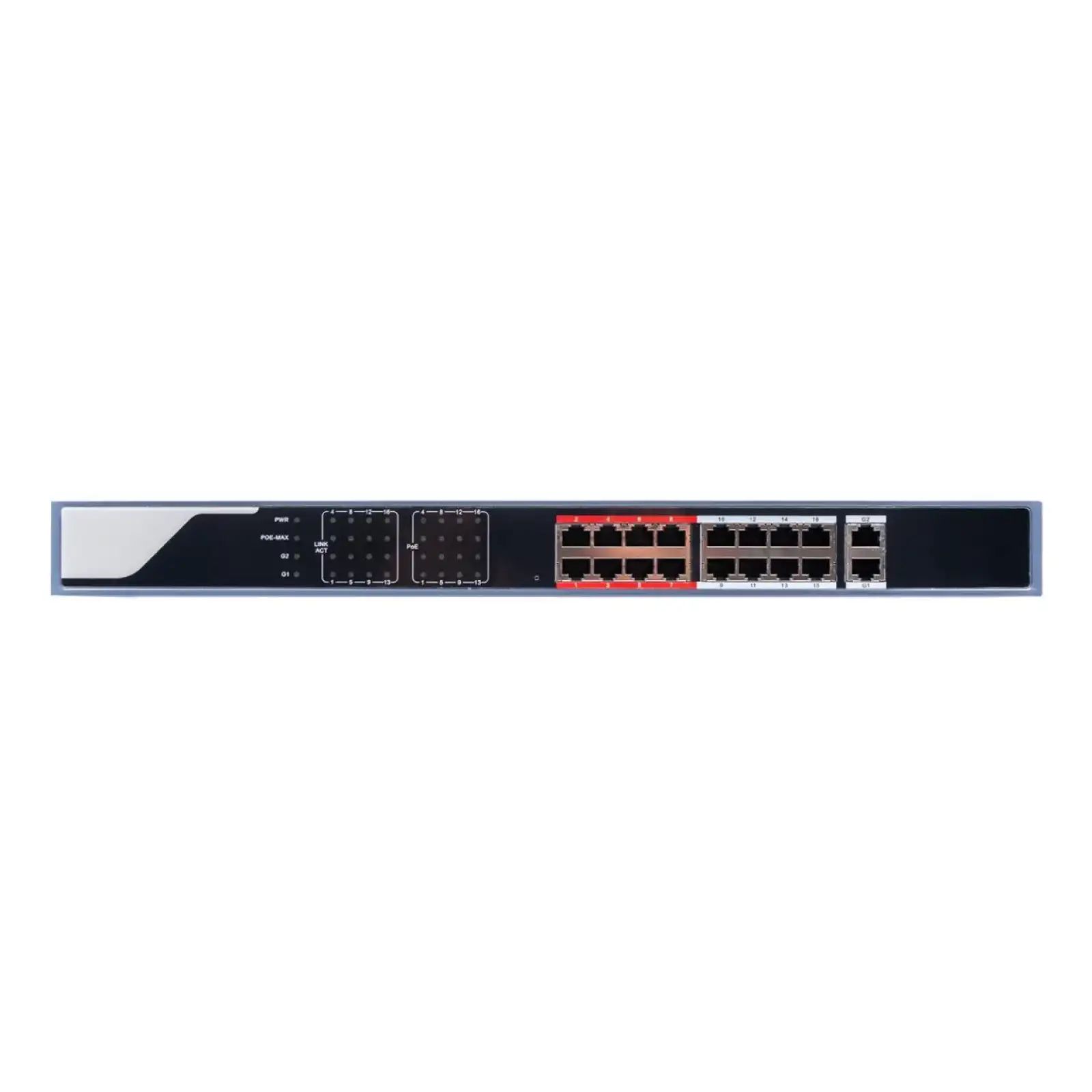 Коммутатор сетевой POE GV-019-AI-16+2PG GreenVision UA