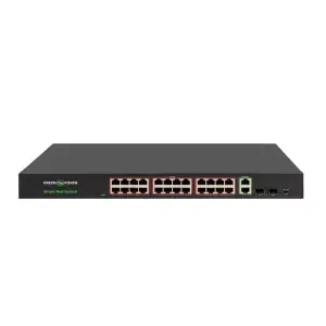 Коммутатор сетевой POE GV-023-D-24G+2PG+2SFP GreenVision UA