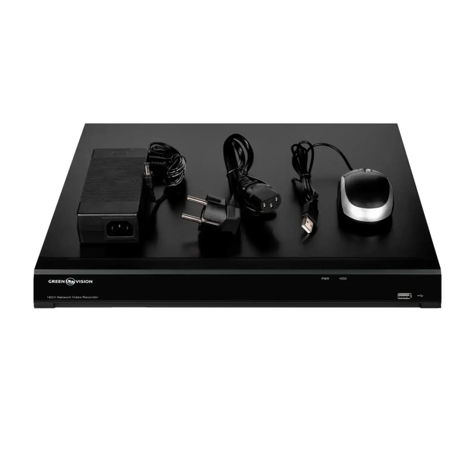 IP видеорегистратор 16-канальный 12MP NVR GreenVision GV-N-I017/16 12MP 12MP (V2) UA