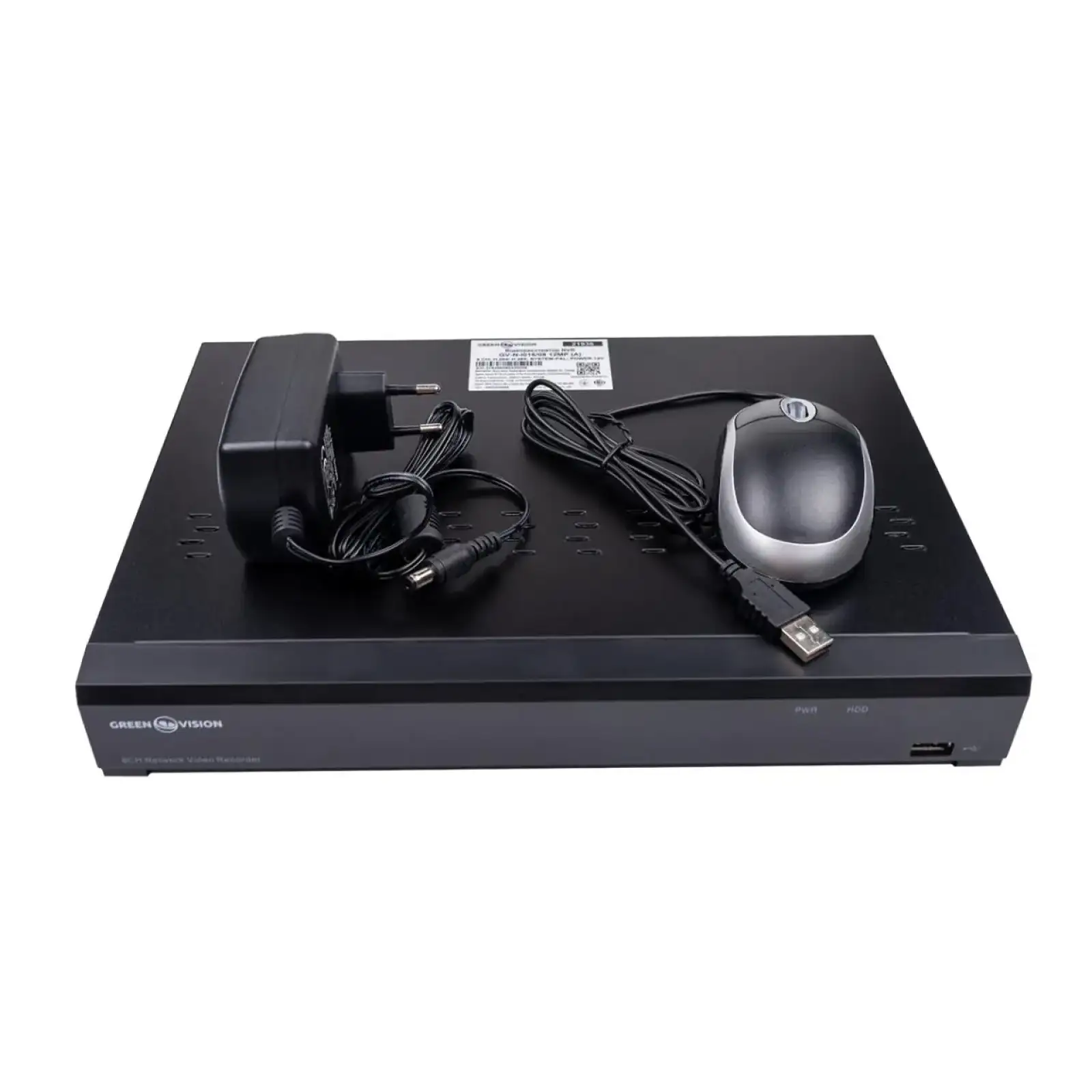 IP видеорегистратор 8-канальный 12MP NVR GreenVision GV-N-I016/08 (A) UA