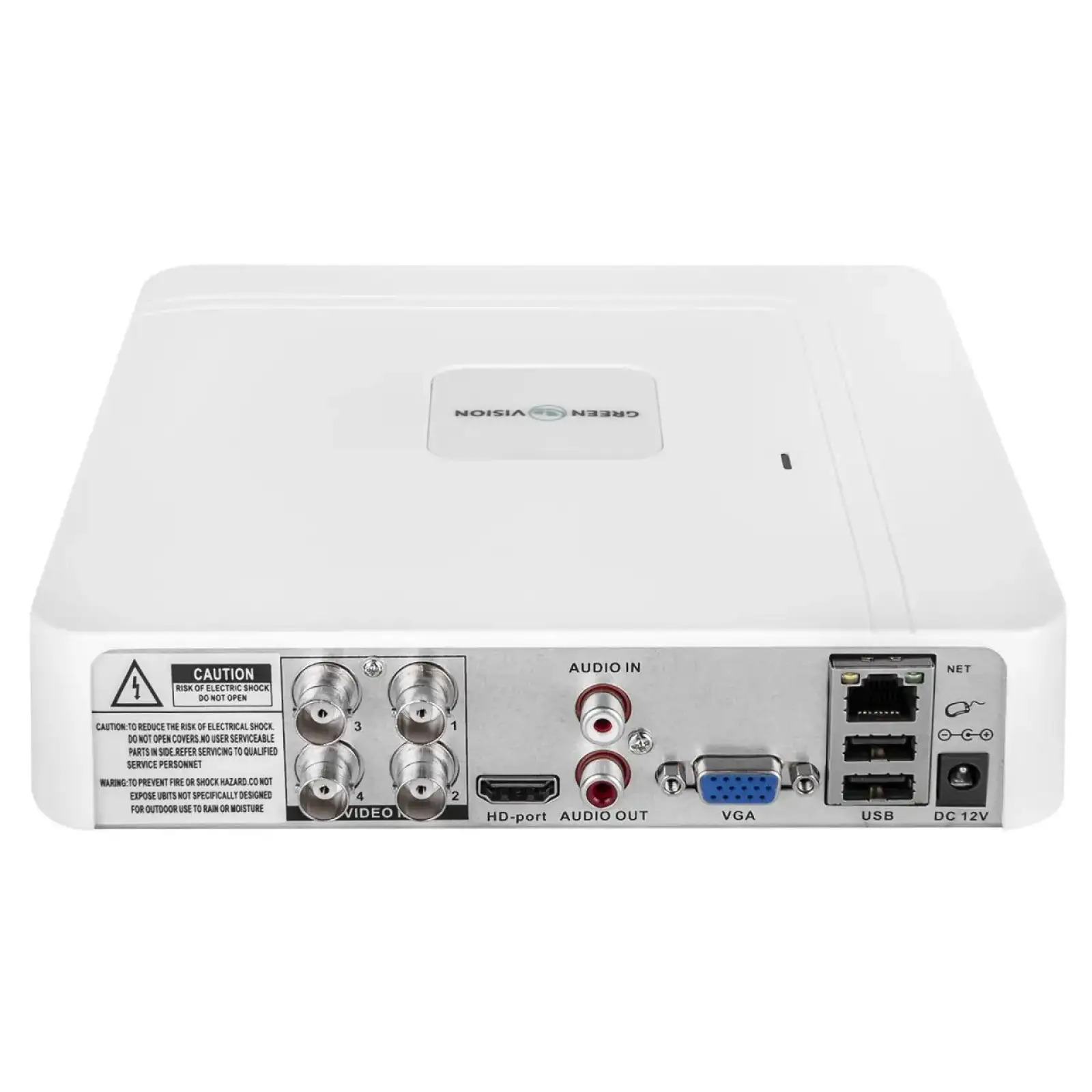 Гібридний відеореєстратор 4-канальний 5MP GHD GreenVision GV-A-S041/04 UA
