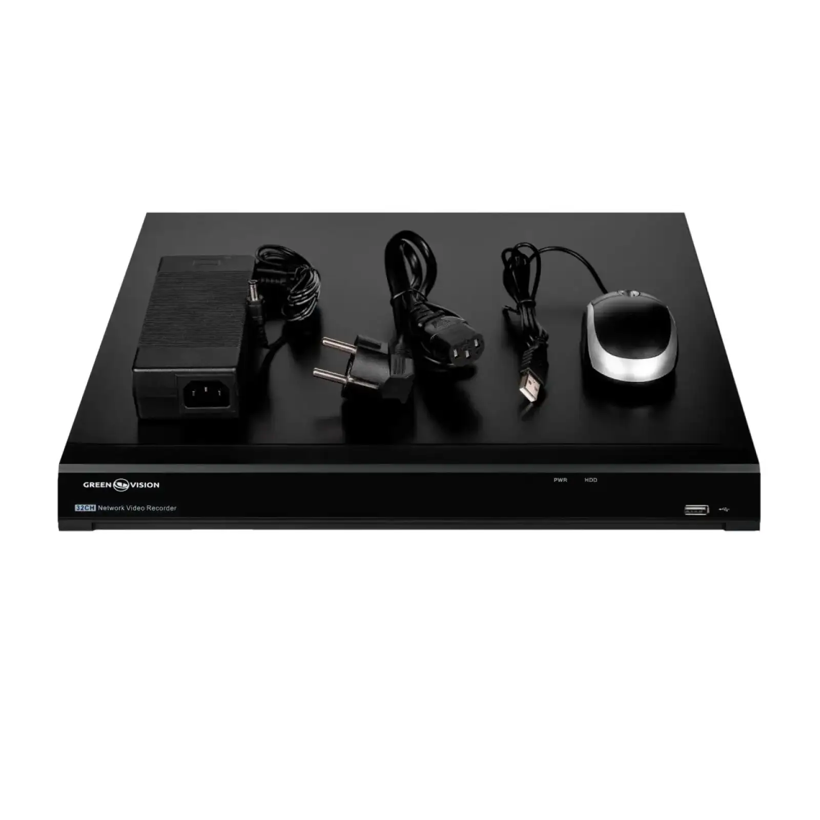 IP видеорегистратор 32-канальный 12MP NVR GreenVision GV-N-I019/32 12MP (V2) UA