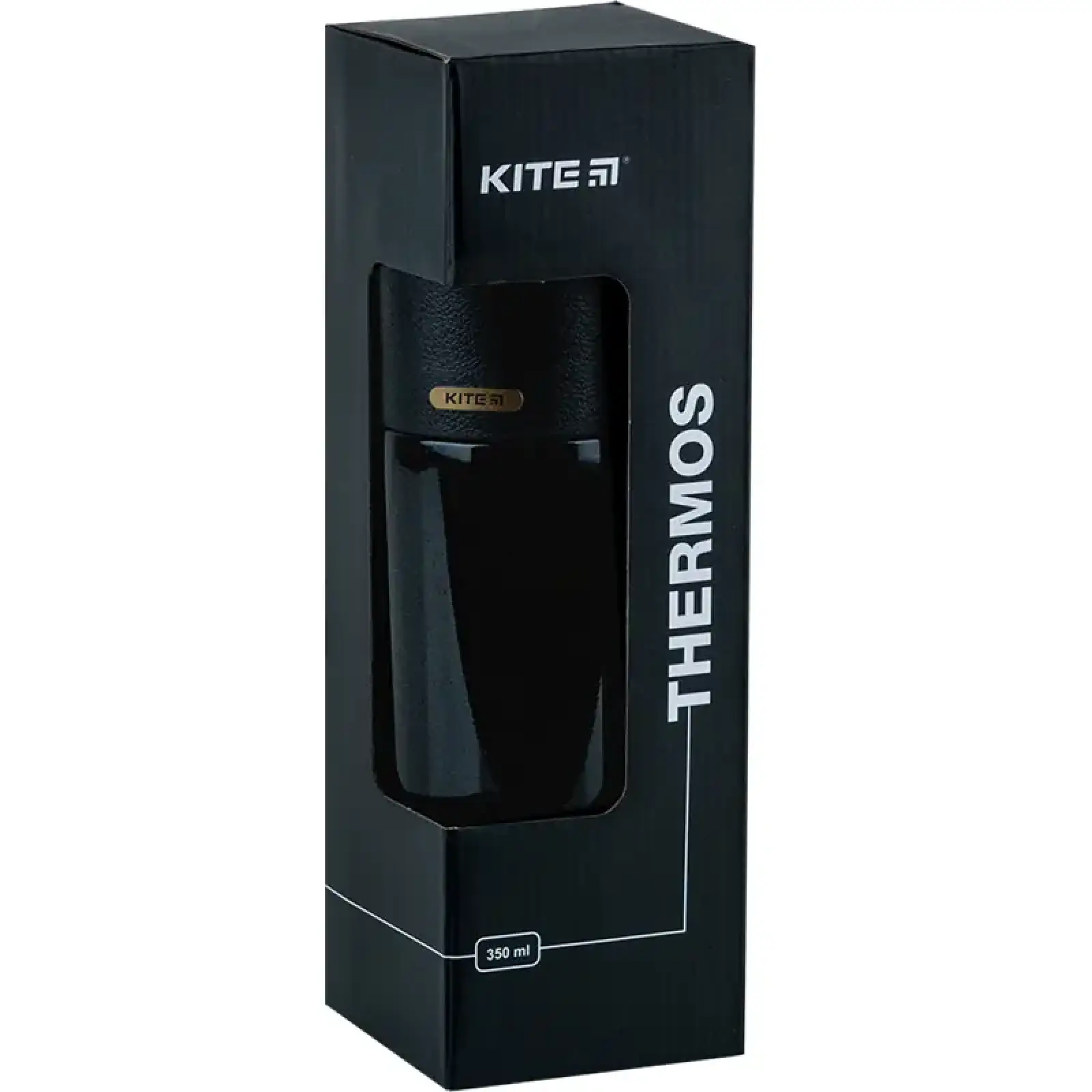 Термос Pearl, 350 мл, чорний KITE K24-302-1