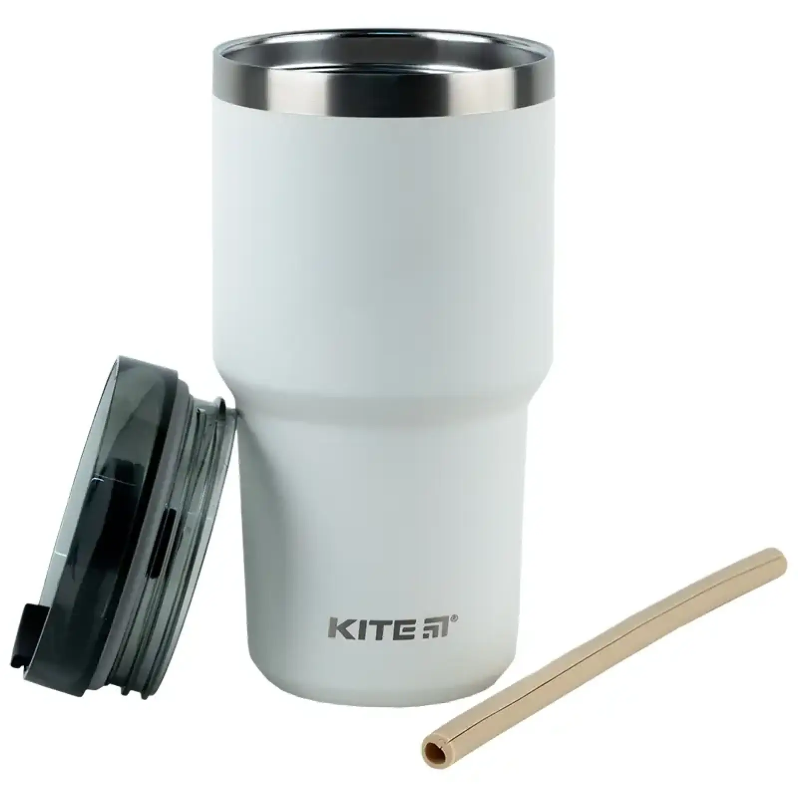 Термокружка 600 мл, біла KITE K24-1206-1