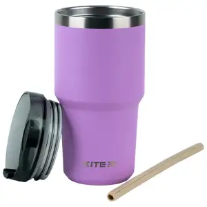 Термокружка 600 мл, фіолетова KITE K24-1206-2