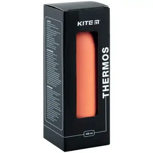Термос 450 мл, персиковий KITE K24-1208-1