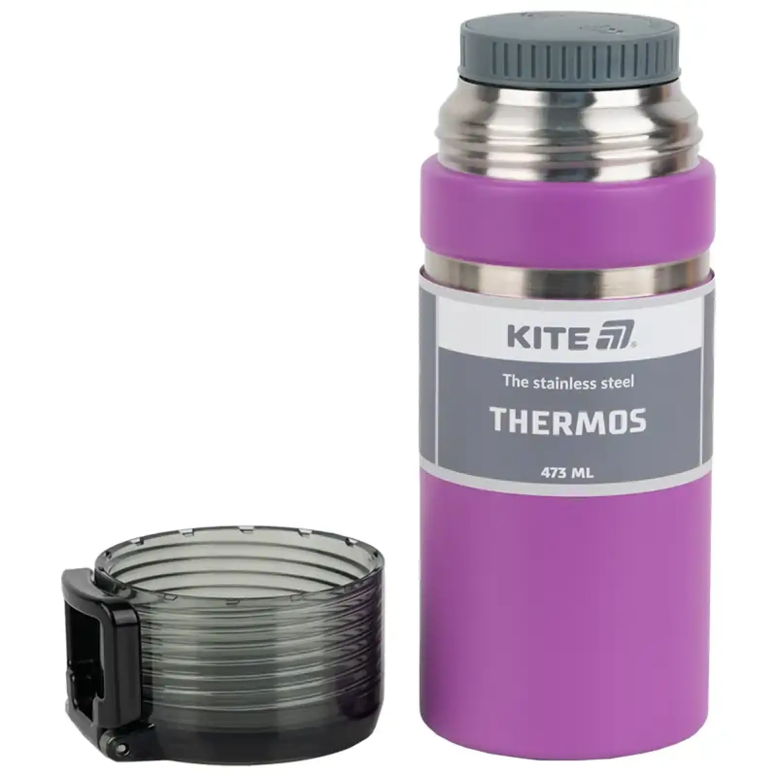 Термос Kite 473 мл., фіолетовий K25-320-3