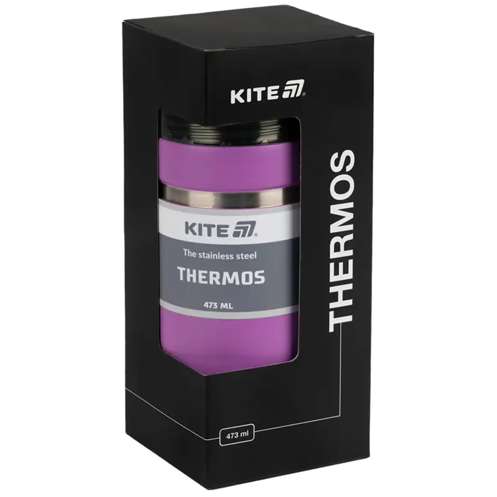 Термос Kite 473 мл., фіолетовий K25-320-3