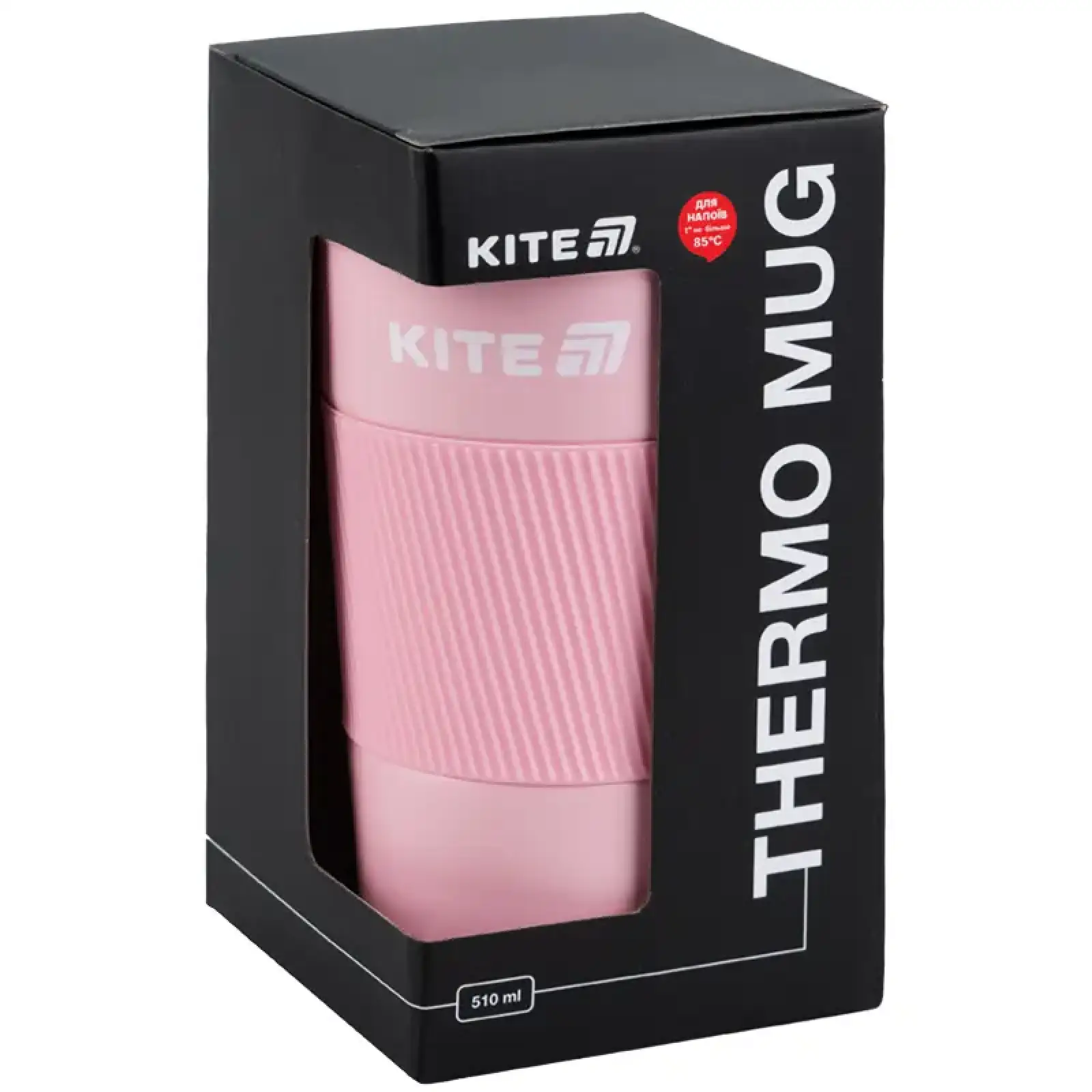 Термокружка 510 мл, рожева KITE K25-458-3