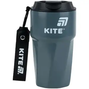 Термокружка 450 мл, сіра KITE K25-1220-1