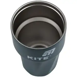Термокружка 450 мл, сіра KITE K25-1220-1