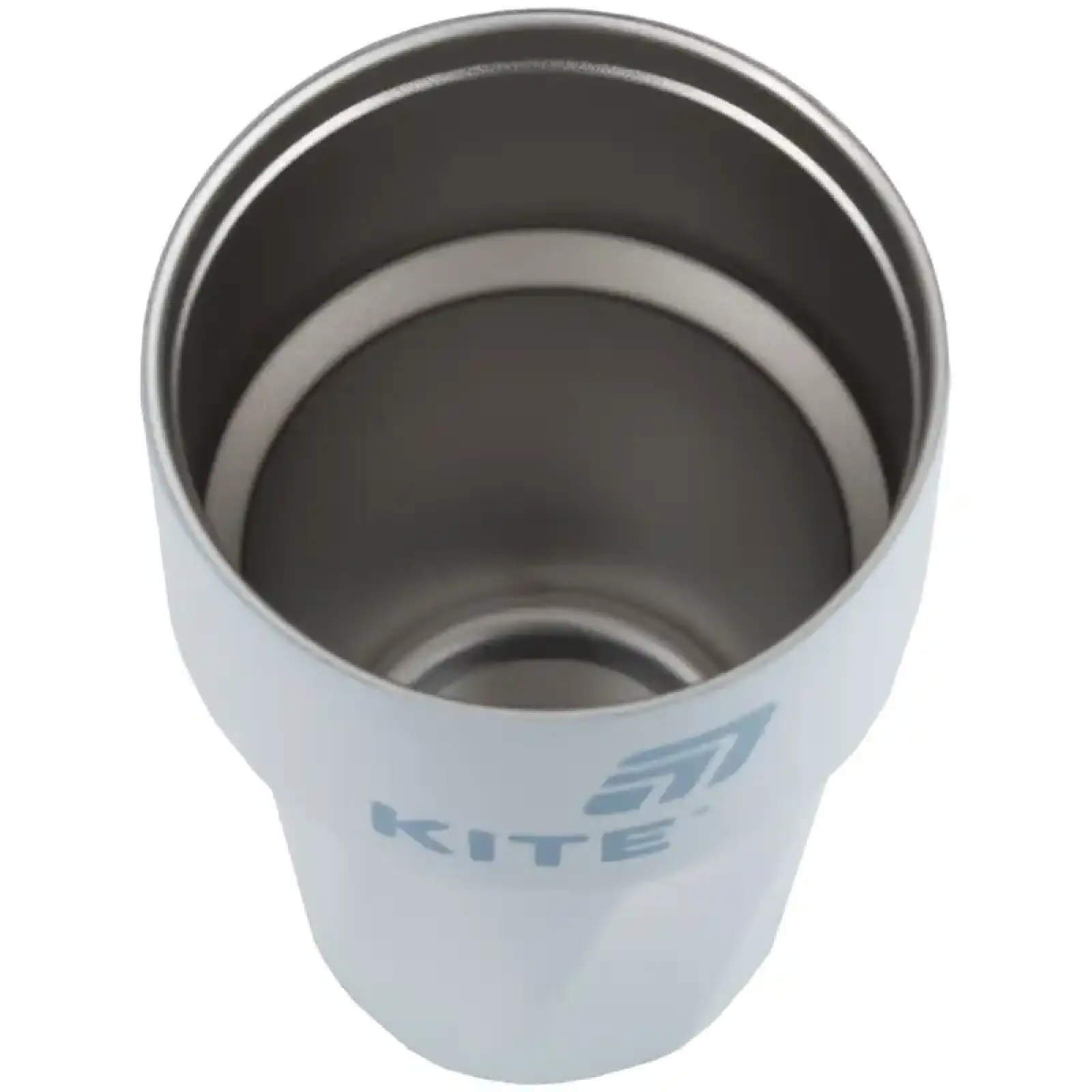 Термокружка 450 мл, сіро-блакитна KITE K25-1220-2