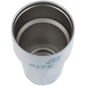 Термокружка 450 мл, сіро-блакитна KITE K25-1220-2