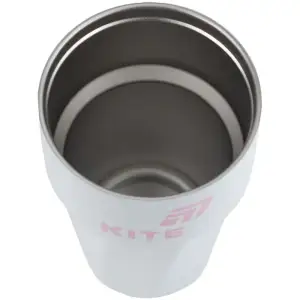 Термокружка 450 мл, біло-рожева KITE K25-1220-3