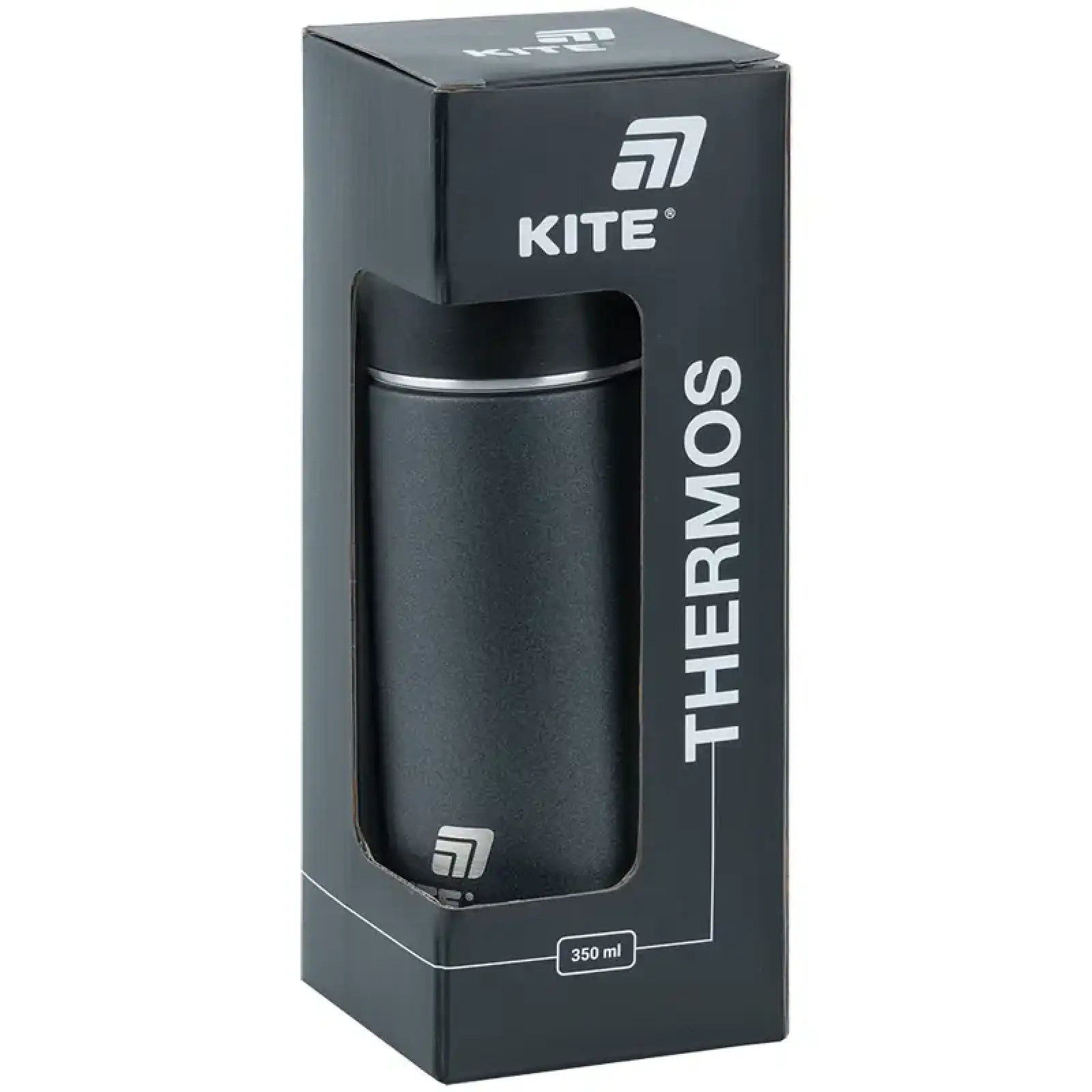 Термос, 350 мл, чорний KITE K25-1223-1