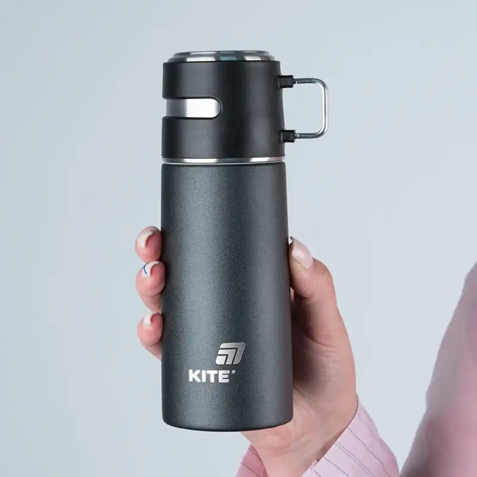 Термос, 350 мл, чорний KITE K25-1223-1
